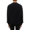 SWEATSHIRT WITH LOGO ON THE COLLAR