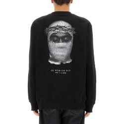 CROWN MASK PRINT SWEATSHIRT