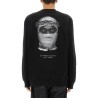 CROWN MASK PRINT SWEATSHIRT