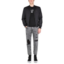 JACKET WITH LOGO PLAQUE