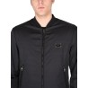JACKET WITH LOGO PLAQUE