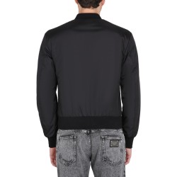 JACKET WITH LOGO PLAQUE