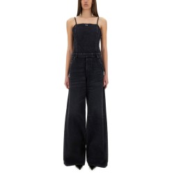 JUMPSUIT WITH DENIM STRAPS
