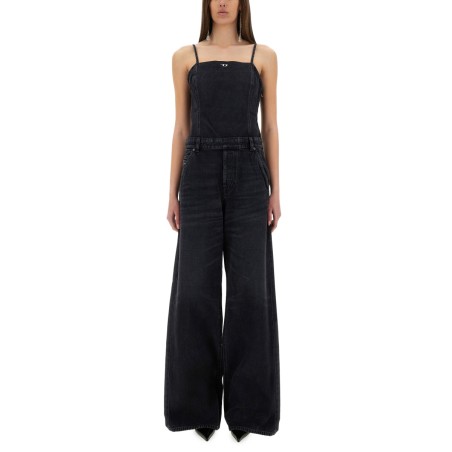 JUMPSUIT WITH DENIM STRAPS