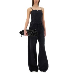 JUMPSUIT WITH DENIM STRAPS