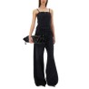 JUMPSUIT WITH DENIM STRAPS