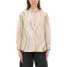"FADED SWIRL" PRINT SHIRT