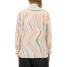 "FADED SWIRL" PRINT SHIRT