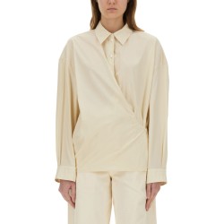 "STRAIGHT COLLAR TWISTED" SHIRT