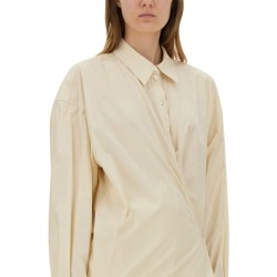 "STRAIGHT COLLAR TWISTED" SHIRT