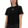 CROPPED T-SHIRT WITH "ANCHOR JWA" LOGO
