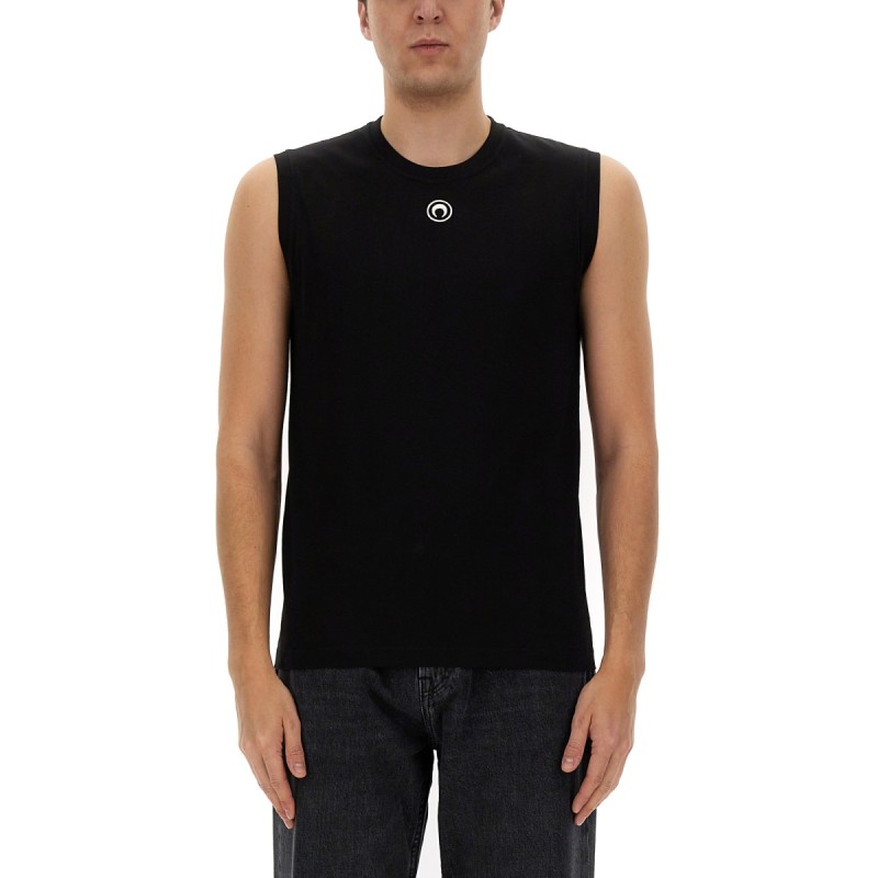 TANK TOP WITH EMBROIDERED MOON LOGO