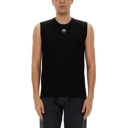 TANK TOP WITH EMBROIDERED MOON LOGO