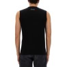 TANK TOP WITH EMBROIDERED MOON LOGO