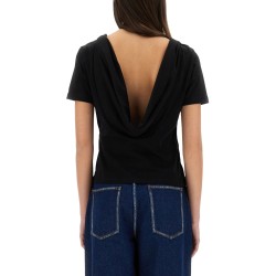 T-SHIRT WITH BACK NECKLINE
