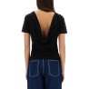 T-SHIRT WITH BACK NECKLINE