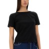 T-SHIRT WITH BACK NECKLINE