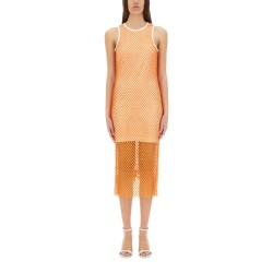 MESH AND SEQUIN DRESS