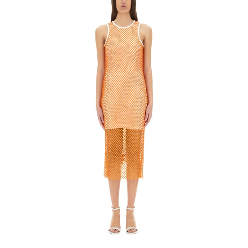 MESH AND SEQUIN DRESS