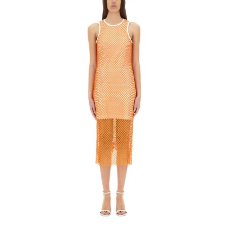 MESH AND SEQUIN DRESS