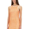 MESH AND SEQUIN DRESS