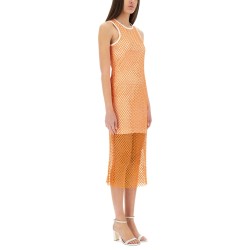 MESH AND SEQUIN DRESS