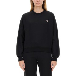 SWEATSHIRT WITH ZEBRA PATCH