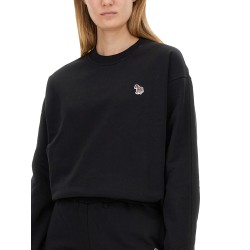 SWEATSHIRT WITH ZEBRA PATCH
