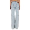 TWO-TONE DENIM JEANS