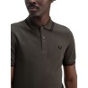COTTON PIQUE POLO SHIRT WITH DOUBLE STRIPE