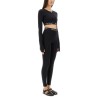 CROPPED TOP WITH LOGOED BAND