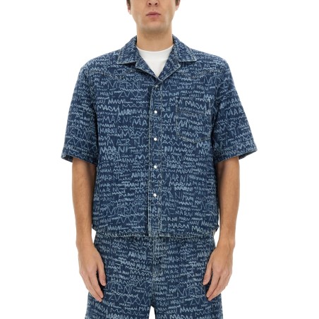 DENIM BOWLING SHIRT