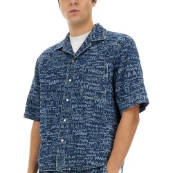 DENIM BOWLING SHIRT