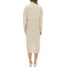 "STRAIGHT COLLAR TWISTED" DRESS