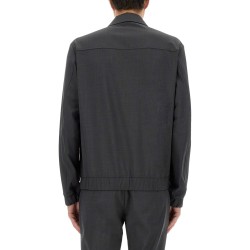 WOOL CANVAS JACKET WITH PLAQUE