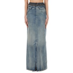 DENIM SKIRT "ANONYMITY OF THE LINING"