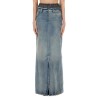 DENIM SKIRT "ANONYMITY OF THE LINING"