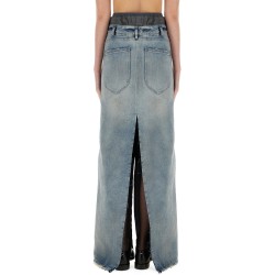 DENIM SKIRT "ANONYMITY OF THE LINING"