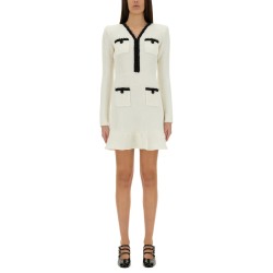 BEADED KNIT MINI DRESS