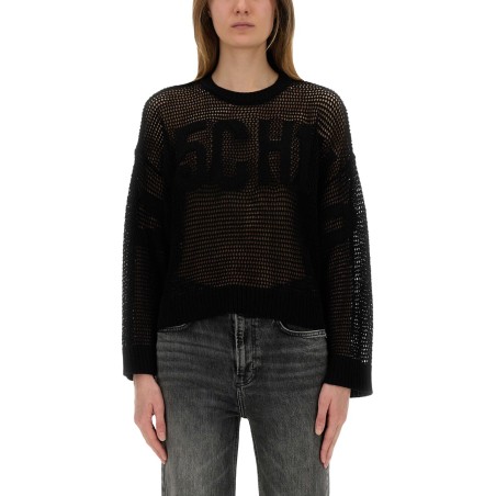 MESH SHIRT WITH LOGO