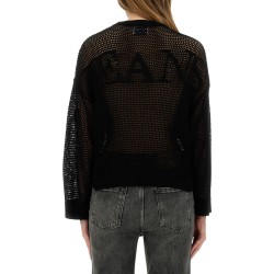 MESH SHIRT WITH LOGO