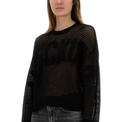 MESH SHIRT WITH LOGO