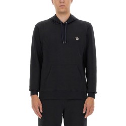 SWEATSHIRT WITH LOGO PATCH
