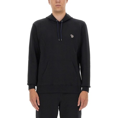 SWEATSHIRT WITH LOGO PATCH