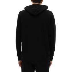SWEATSHIRT WITH LOGO PATCH