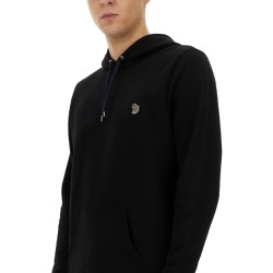 SWEATSHIRT WITH LOGO PATCH