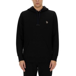 SWEATSHIRT WITH LOGO PATCH