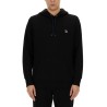 SWEATSHIRT WITH LOGO PATCH