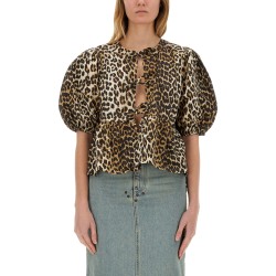BLOUSE WITH ANIMAL PATTERN