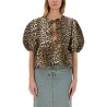 BLOUSE WITH ANIMAL PATTERN